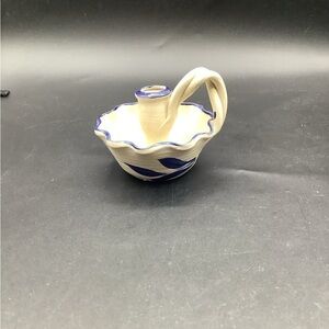 Williamsburg Salt Glaze Hand thrown Candle stick holder pottery